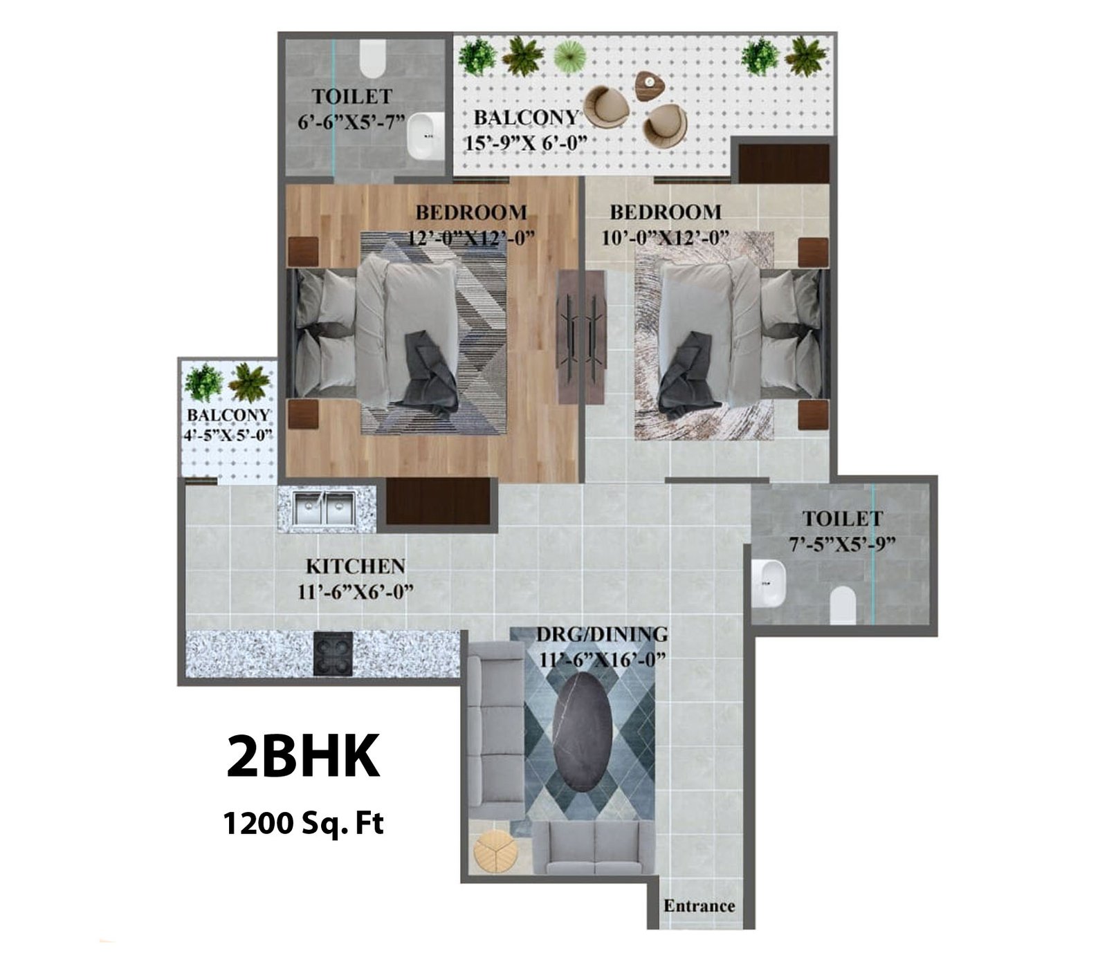 4 bhk flats in faridabad for sale